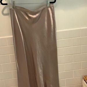 Vince Satin Skirt